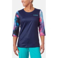 Topy sportowe damskie: GIRO Koszulka Roust Jersey Granatowo-różowa r. S (GR-8053502)