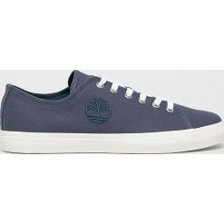 Timberland - Tenisówki. Niebieskie trampki męskie Timberland, bez wzorów, z gumy, na sznurówki. W wyprzedaży za 199,90 zł.