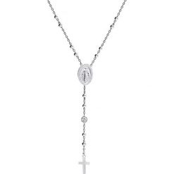 Srebrny naszyjnik - (D)60 cm. Szare naszyjniki damskie marki Alicja&Maria, srebrne. W wyprzedaży za 139,95 zł.