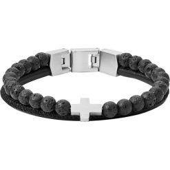 Fossil - Bransoletka. Czarne bransoletki męskie Fossil, ze stali. Za 259,90 zł.