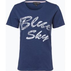 Franco Callegari - T-shirt damski, niebieski. Niebieskie t-shirty damskie Franco Callegari, z nadrukiem. Za 89,95 zł.