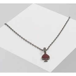 Naszyjniki męskie: Rebel Heritage ACE Naszyjnik maroon