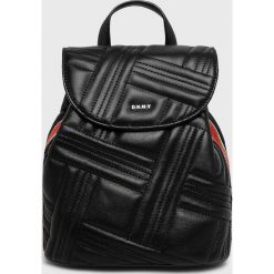 Dkny - Plecak skórzany. Czarne plecaki damskie DKNY, bez wzorów, ze skóry. Za 1049,00 zł.