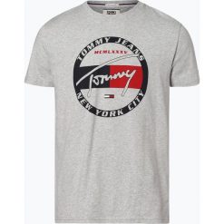 Tommy Jeans - T-shirt męski, szary. Szare t-shirty męskie Tommy Jeans, xl, bez wzorów, z bawełny, bez kołnierzyka. Za 159,95 zł.