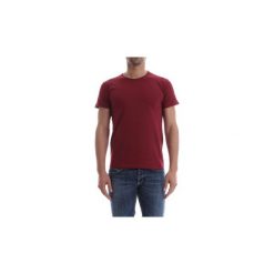 T-shirty z krótkim rękawem Wool co WO 2370. Fioletowe t-shirty męskie Wool co, m, bez wzorów, bez kołnierzyka, krótkie. Za 91,91 zł.