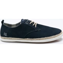 Pepe Jeans - Półbuty Maui Laces Suede. Niebieskie półbuty skórzane męskie marki Pepe Jeans, na co dzień, z okrągłym noskiem, na sznurówki. W wyprzedaży za 199,90 zł.