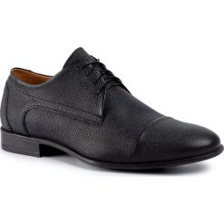 Półbuty GINO ROSSI - Chiasso MPV873-166-0803-9900-0 99. Czarne buty wizytowe męskie Gino Rossi, bez wzorów, ze skóry, eleganckie, bez zapięcia. W wyprzedaży za 249,99 zł.