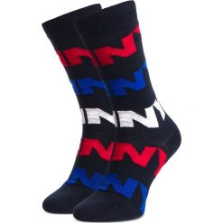 Skarpety Wysokie Unisex TOMMY HILFIGER - 392026001 Middle Grey Melange 758. Niebieskie skarpetki damskie TOMMY HILFIGER, bez wzorów, z elastanu. Za 44,99 zł.