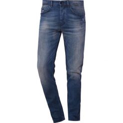 BOSS CASUAL TABER Jeansy Slim Fit medium blue. Niebieskie rurki męskie BOSS Casual, z bawełny. Za 629,00 zł.
