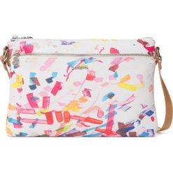 Desigual Confetti Durban Torebka Biały Wielokolorowy. Białe torebki klasyczne damskie Desigual, w paski, z materiału, bez dodatków. Za 240,95 zł.