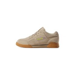 Buty Reebok Classic Workout Plus MU. Brązowe trampki męskie marki Reebok Classic, bez wzorów, bez zapięcia. Za 379,00 zł.