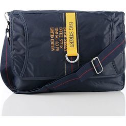 Torba na ramię Bag Street messenger office. Niebieskie torby męskie na ramię marki Bag Street, w paski, street. Za 49,90 zł.
