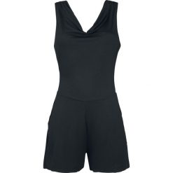 Kombinezony damskie: Fashion Victim Spitzen Jumpsuit Kombinezon czarny