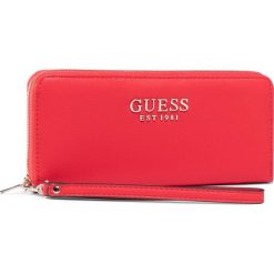 Duży Portfel Damski GUESS - G Chain (RG) Slg SWRG77 39460 RED. Czerwone portfele damskie Guess, z aplikacjami, ze skóry ekologicznej. Za 279,00 zł.