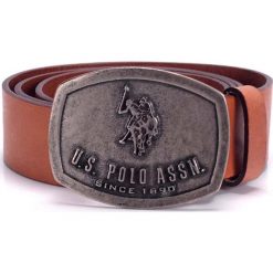 US Polo Assn. Pasek. Paski męskie Inni Producenci, w paski, ze skóry. Za 179,00 zł.