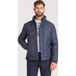 KURTKA Joop! Jeans. Niebieskie płaszcze męskie JOOP! Jeans, m, z aplikacjami, z jeansu, bez kaptura. Za 839,40 zł.