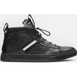 Czarne sneakersy męskie. Czarne sneakersy męskie Kazar, na sznurówki. Za 499,00 zł.