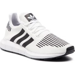 Buty adidas - Swift Run CQ2116 Ftwwht/Cblack/Mgreyh. Białe buty skate męskie marki Nike, z syntetyku, do piłki nożnej. Za 379,00 zł.