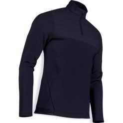 Bluza do golfa polarowa męska. Niebieskie bluzy męskie INESIS, xl, bez wzorów, z elastanu, z golfem, bez rękawów, bez kaptura. Za 119,99 zł.
