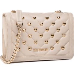 Torebka LOVE MOSCHINO - JC4234PP0AKE0110 Avorio. Brązowe torebki klasyczne damskie Love Moschino, bez wzorów, ze skóry ekologicznej, wizytowe, bez dodatków. W wyprzedaży za 579,00 zł.