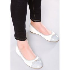 Szare Balerinki Realize. Szare baleriny damskie Born2be, bez wzorów, ze skóry, bez obcasa. Za 49,99 zł.