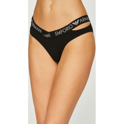 Emporio Armani - Figi. Brązowe figi Emporio Armani, l, z bawełny. Za 129,90 zł.