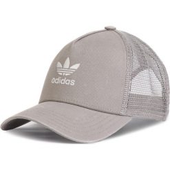 Czapka z daszkiem adidas - Trefoil Trucker DV0232 Mgsogr/White. Szare czapki damskie marki Adidas, z bawełny. Za 80,00 zł.