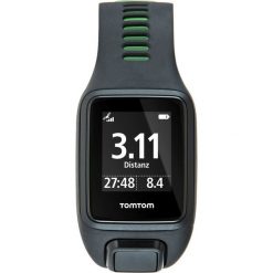 TomTom RUNNER 3 CARDIO + MUSIC Zegarek cyfrowy black/green. Czarne, cyfrowe zegarki męskie marki TomTom. Za 1049,00 zł.