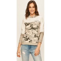 Roxy - Bluza. Szare bluzy damskie Roxy, s, bez wzorów, z bawełny, bez rękawów, z kapturem. Za 279,90 zł.