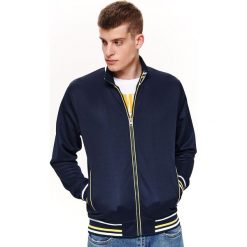 Bluza okryciowa ze stójką. Bluzy męskie Top Secret, na lato, xxl, w paski, ze stójką, bez rękawów, bez kaptura. W wyprzedaży za 49,99 zł.