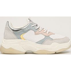 S. Oliver - Buty. Białe buty sportowe damskie S.Oliver, bez wzorów, z gumy, sportowe. Za 259,90 zł.