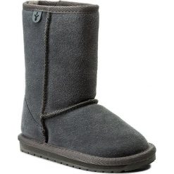 Buty EMU AUSTRALIA - Wallaby Lo K10102 Charcoal/Anthracite. Szare śniegowce dziewczęce EMU Australia, bez zapięcia. Za 349,00 zł.