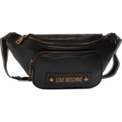 Saszetka nerka LOVE MOSCHINO - JC4029PP1ALD0000 Nero. Czarne nerki damskie Love Moschino, bez wzorów, ze skóry ekologicznej, młodzieżowe, bez dodatków. Za 689,00 zł.
