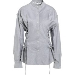 McQ Alexander McQueen Bluzka blue. Niebieskie bluzki damskie marki McQ Alexander McQueen, bez wzorów, z bawełny, bez kołnierzyka, bez rękawów. W wyprzedaży za 587,60 zł.