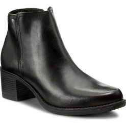 Botki SERGIO BARDI - Belluno FW127258317LK 101. Czarne botki damskie na obcasie marki Sergio Bardi, ze skóry. W wyprzedaży za 239,00 zł.