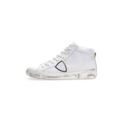 Buty Philippe Model PRHU V008 PARIS S H. Białe trampki męskie Philippe Model, bez wzorów, bez zapięcia. Za 979,94 zł.