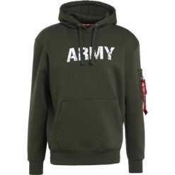 Bejsbolówki męskie: Alpha Industries ARMY NAVY Bluza z kapturem dark green