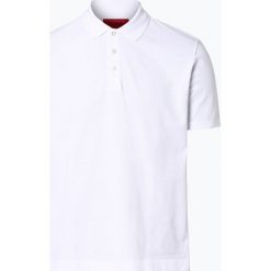 HUGO - Męska koszulka polo, czarny. Czarne koszulki polo męskie marki HUGO, m, z nadrukiem. Za 399,95 zł.