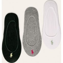 Polo Ralph Lauren - Stopki (3-pack). Skarpetki damskie Polo Ralph Lauren, bez wzorów, z elastanu. Za 69,90 zł.