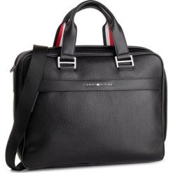 Torba na laptopa TOMMY HILFIGER - Th Business Computer Bag AM0AM04766 002. Czarne torby męskie skórzane TOMMY HILFIGER, bez wzorów, ze skóry ekologicznej. Za 749,00 zł.