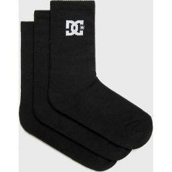 DC - Skarpety (3-pack). Czarne skarpetki męskie DC, bez wzorów. Za 39,90 zł.