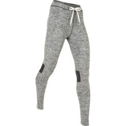 Legginsy sportowe, długie, LEVEL 3 bonprix czarny melanż. Czarne legginsy we wzory marki bonprix. Za 89,99 zł.