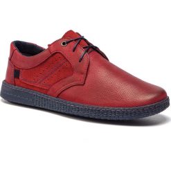 Półbuty LASOCKI FOR MEN - 315 Maroon. Czerwone półbuty męskie Lasocki For Men, na co dzień, bez wzorów, ze skóry, bez zapięcia. Za 199,99 zł.
