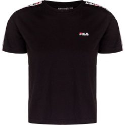 T-shirt FILA ADALMIINA. Białe t-shirty damskie Fila, bez wzorów, z bawełny, z okrągłym kołnierzem. W wyprzedaży za 117,00 zł.
