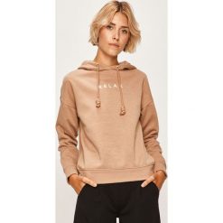 Only - Bluza. Czarne bluzy damskie ONLY, s, z aplikacjami, z bawełny, bez rękawów, z kapturem. Za 129,90 zł.