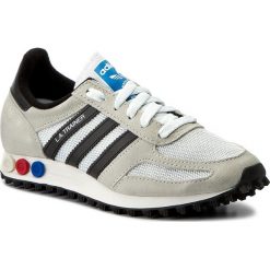 Buty adidas - La Trainer Og BY9322 Vinwht/Cblack/Cbrown. Brązowe buty sportowe damskie Adidas, bez wzorów, ze skóry, bez obcasa, na płaskiej podeszwie, bez zapięcia. W wyprzedaży za 299,00 zł.