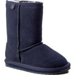 Buty EMU AUSTRALIA - Wallaby Lo K10102 Midnight. Niebieskie śniegowce dziewczęce EMU Australia, bez zapięcia. W wyprzedaży za 219,00 zł.