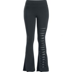 Gothicana by EMP Take Comfort Legginsy czarny. Czarne legginsy marki Gothicana by EMP, xl, w koronkowe wzory, z koronki. Za 121,90 zł.