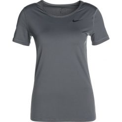 Nike Performance ALL OVER Tshirt basic dark grey/black. Szare topy sportowe damskie Nike Performance, xs, z elastanu. Za 129,00 zł.