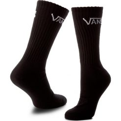 Zestaw 3 par wysokich skarpet męskich VANS - Mn Classic Crew 9.5 VN000XSEBLK Black. Czarne skarpetki męskie Vans, bez wzorów, z elastanu. Za 49,00 zł.